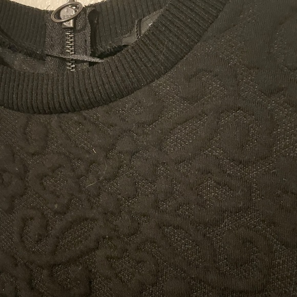 EUC Zara Cuffed-Sleeve Textured Sweater Dress Size Small - Picture 2 of 8